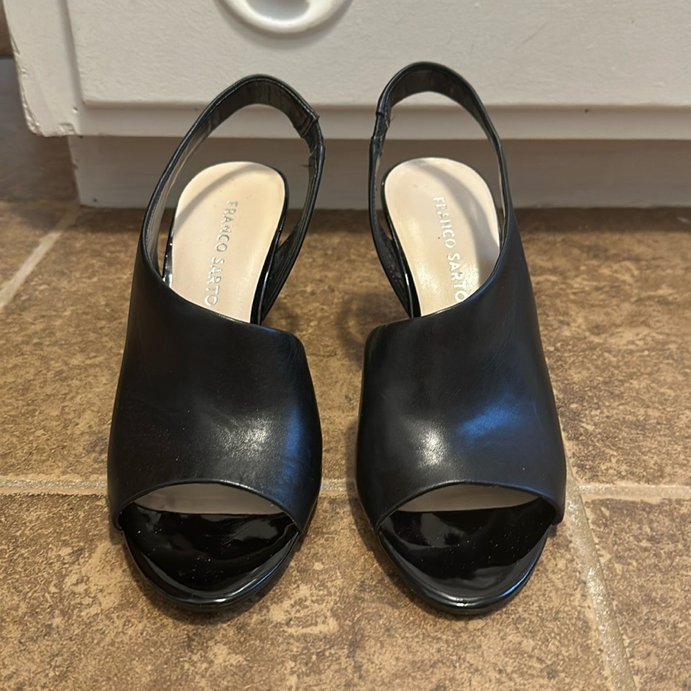 Peep Toe Wedge Heels